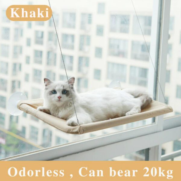 Cat Hammock Bed - Khaki