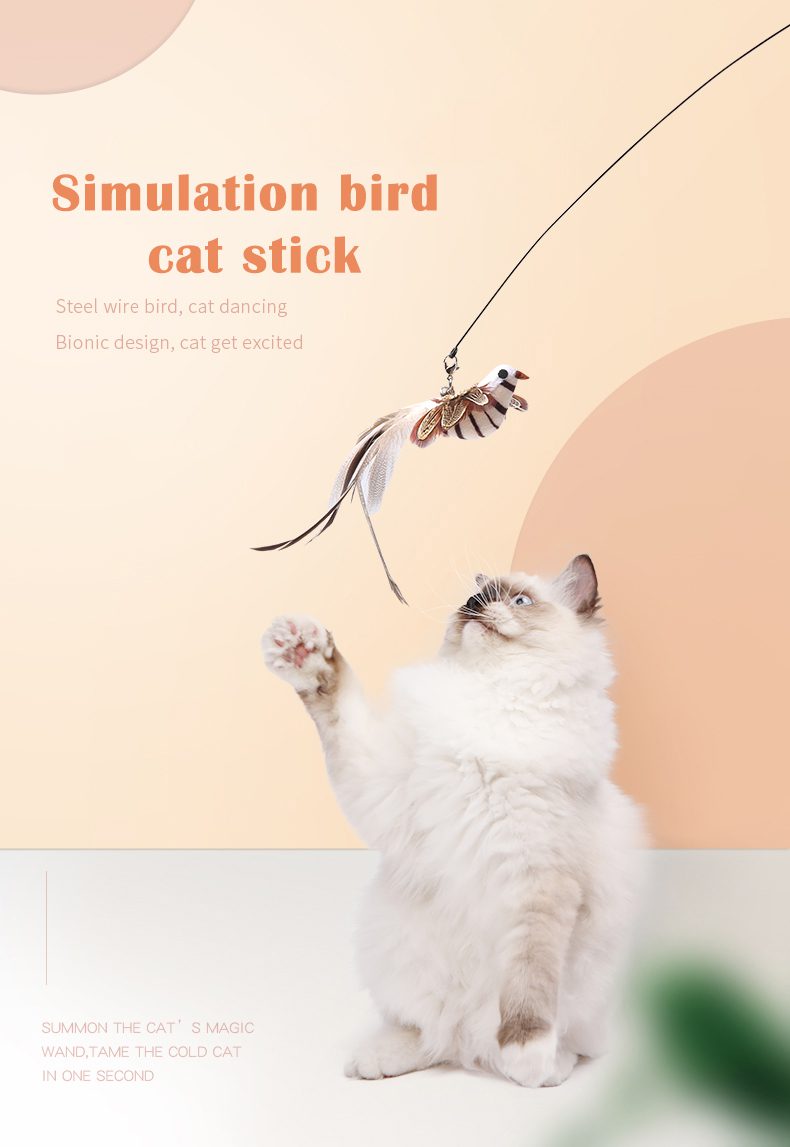 Bird Interactive Cat Toy Funny