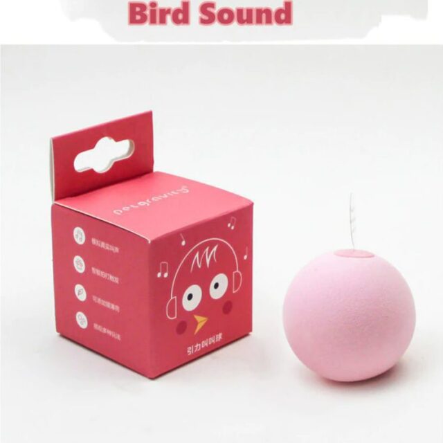 Yemoption Smart Cat Toys Interactive Catnip Ball - Pink