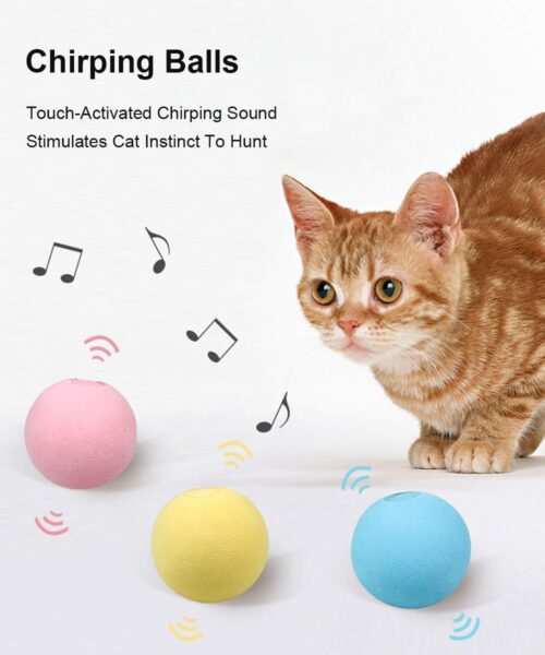 Yemoption Smart Cat Toys Interactive Catnip Ball - Image 3