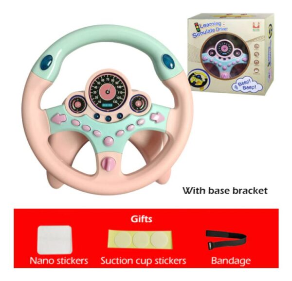 Eletric Simulation Steering Wheel Toy - Image 5
