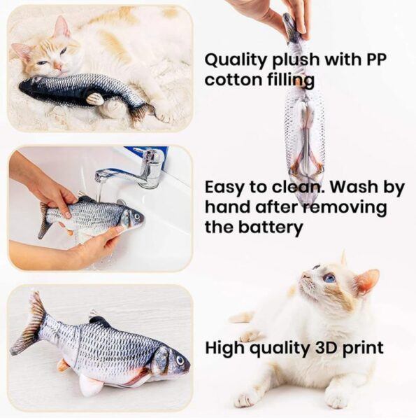 Electric Simulation Fish Catnip Toy - Image 3