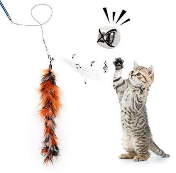 Yemoption Interactive Cat Stick Feather Toy - Image 3