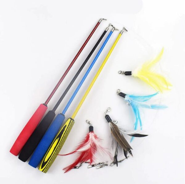 Yemoption Interactive Cat Stick Feather Toy - Image 4