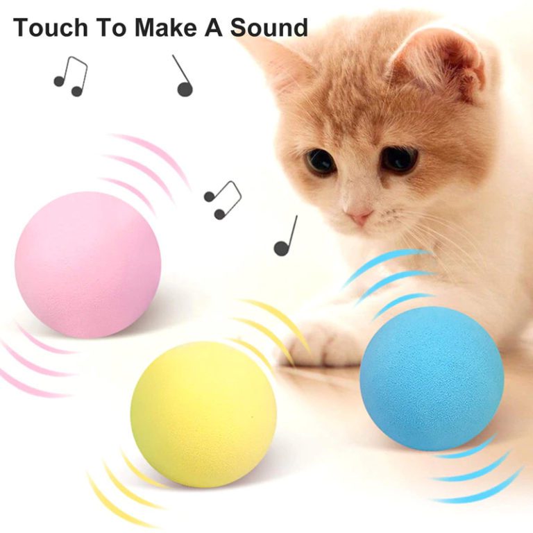 Yemoption Smart Cat Toys Interactive Catnip Ball