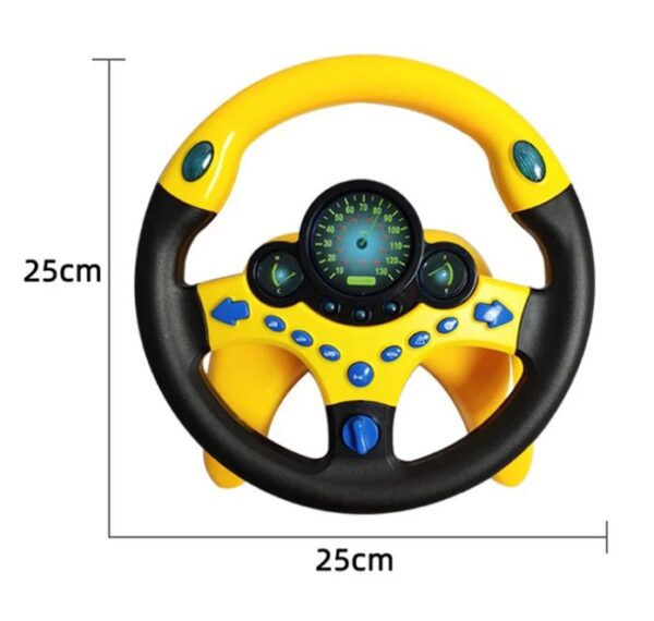 Eletric Simulation Steering Wheel Toy - Image 3