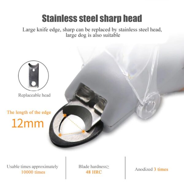 Pet Nail Clipper Scissors for Cat Dog - Image 3