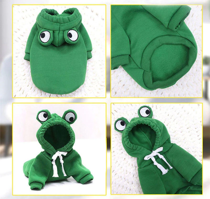 WJM0010 Dog Fruit Costume Coat Green