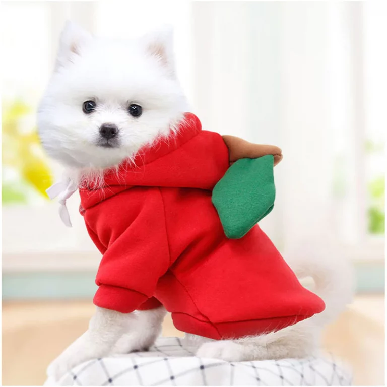 WJM0010 Dog Fruit Costume Coat Red