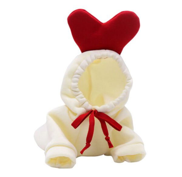 WJM0010 Dog Fruit Costume Coat White