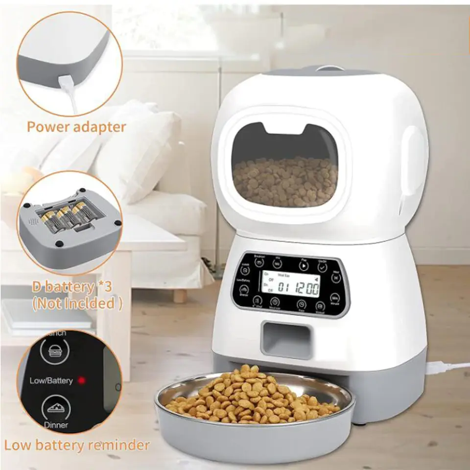 3.5L Automatic Pet Feeder Smart Food 6