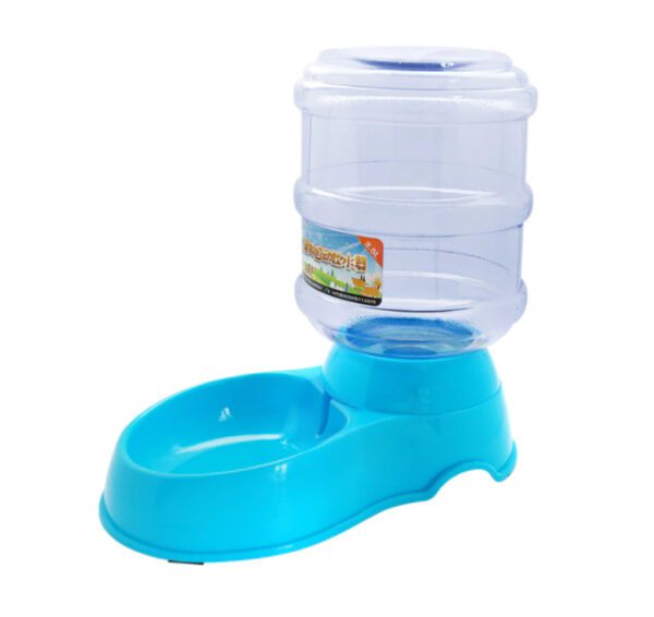 3.5L Dog Cat Feeder Bowl Automatic Water-Blue