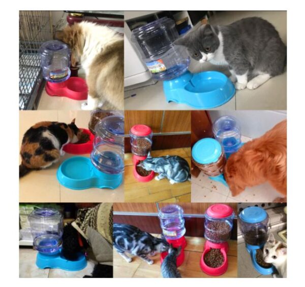 3.5L Dog Cat Feeder Bowl Automatic - Image 3