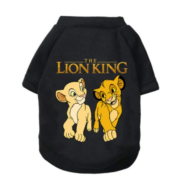 Dog Clothes Black Lion King