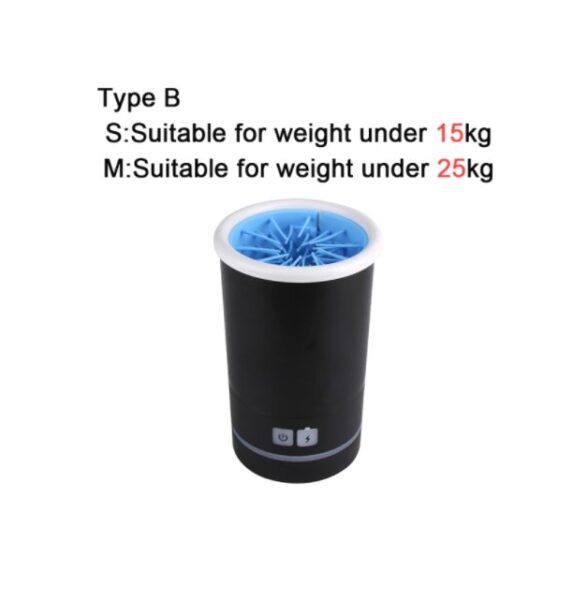 Cleaning Cup Quickly Wash USB B-Black
