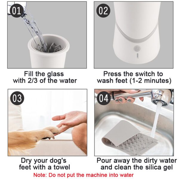 Cleaning Cup Quickly Wash USB Charging Low 17