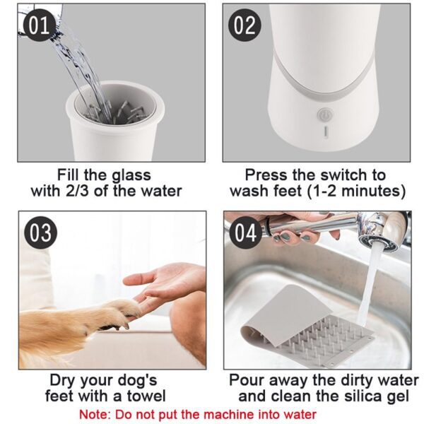 Cleaning Cup Quickly Wash USB Charging Low 17