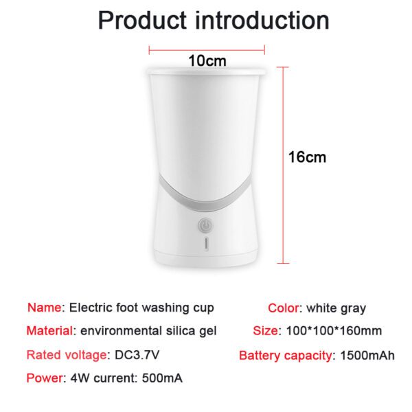 Cleaning Cup Quickly Wash USB Charging Low 3