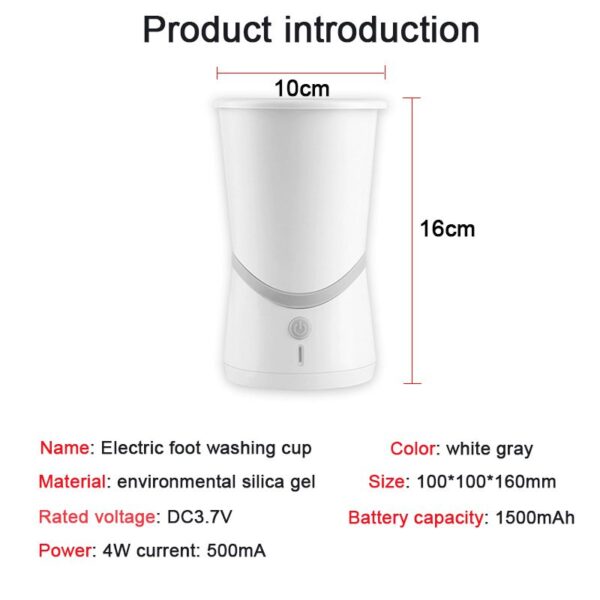 Cleaning Cup Quickly Wash USB Charging Low 3