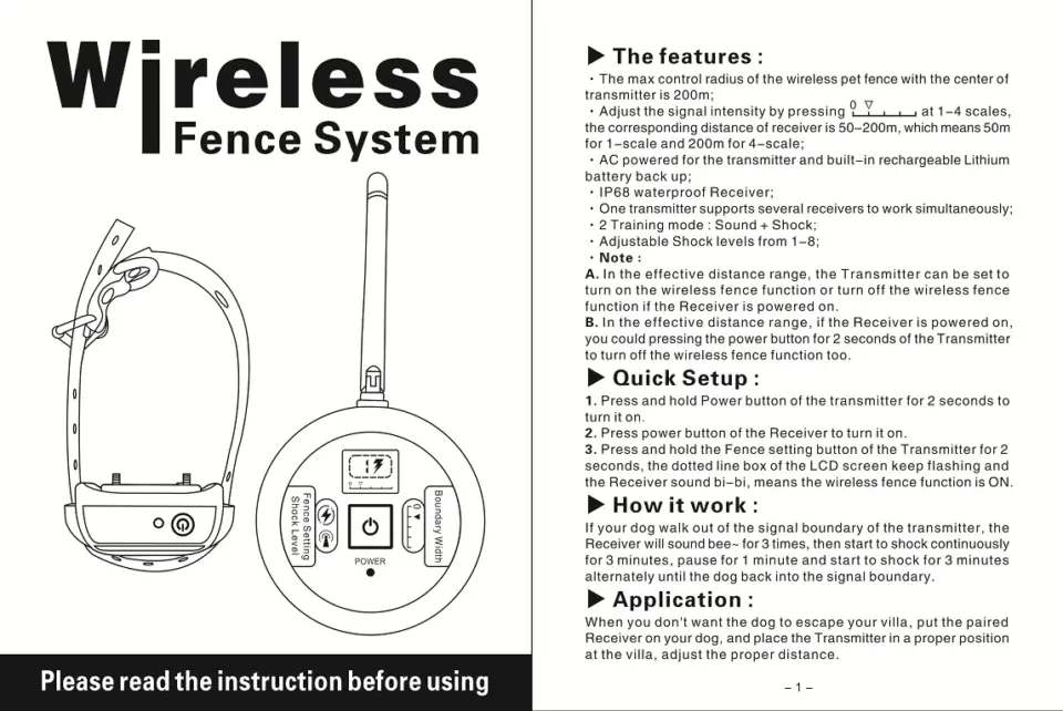 Dog Electric Fence 1