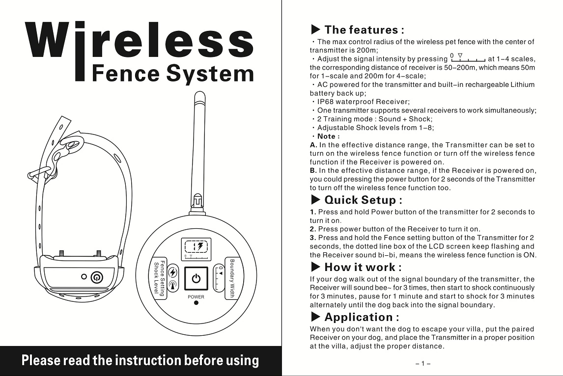 Dog Electric Fence 1