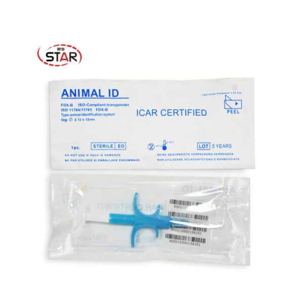 Free shipping 100pcs 134.2KHz dog RFID Glass Chip 9