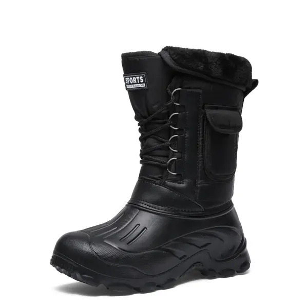 Men Winter Boots Warm Waterproof Sneakers 2021 25