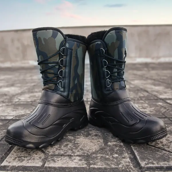 Men Winter Boots Warm Waterproof Sneakers 2021 27