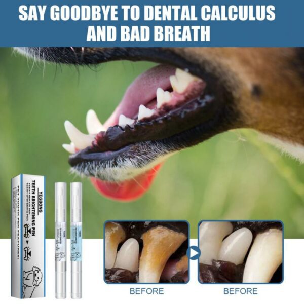 Pets Dog Teeth Cleaning Whitening Pen Teeth Cleaning Pen Dogs Cats Natu 6