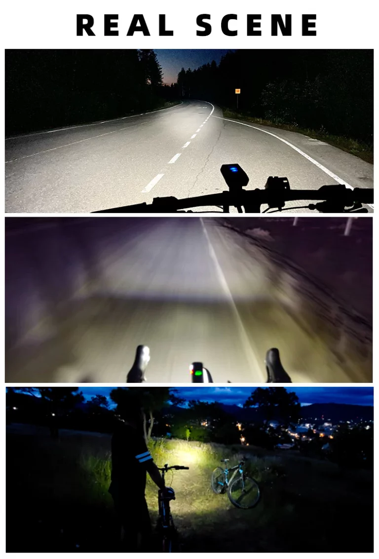 ROCKBROS Bike LED Light Rainproof USB Rechargeable
