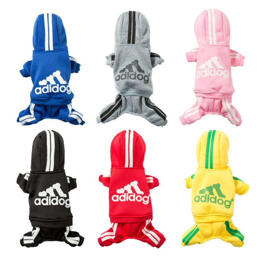 Adidog Dog Costume Pet Jumpsuit Collection