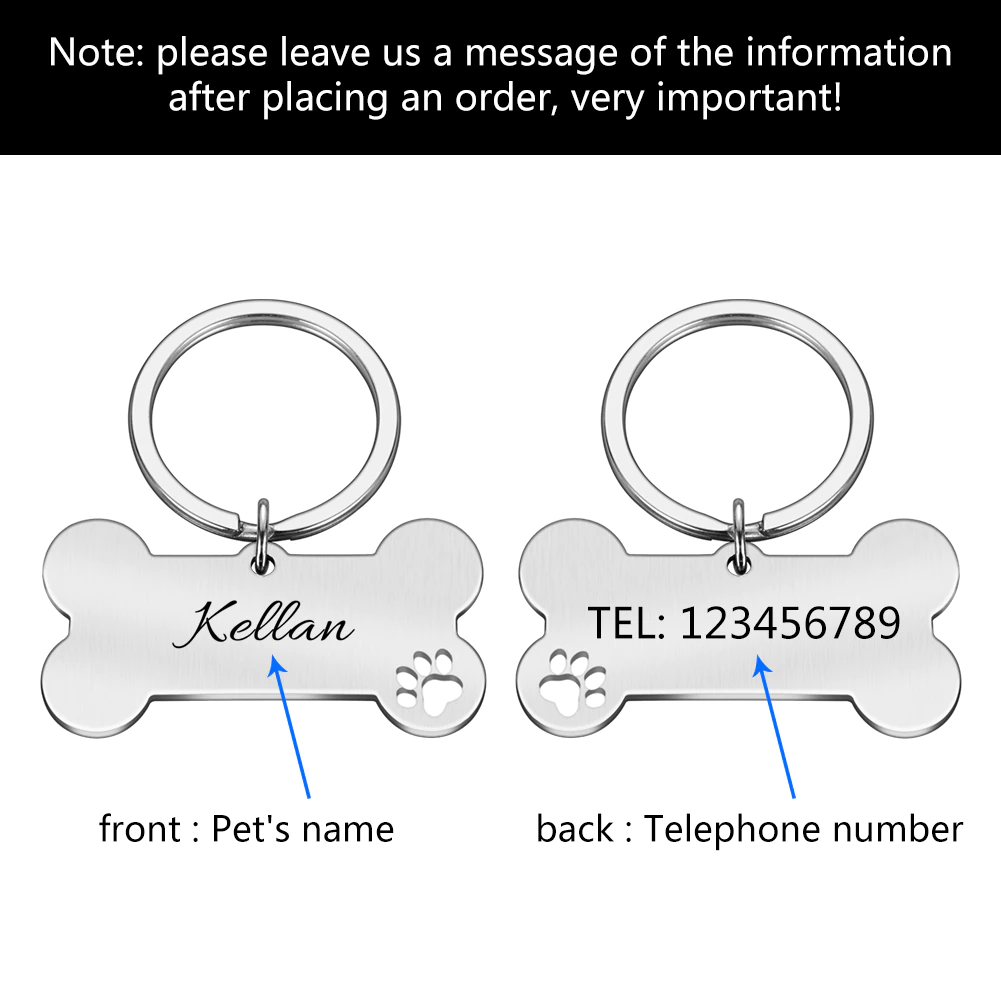 Personalized Collar Pet ID Tag