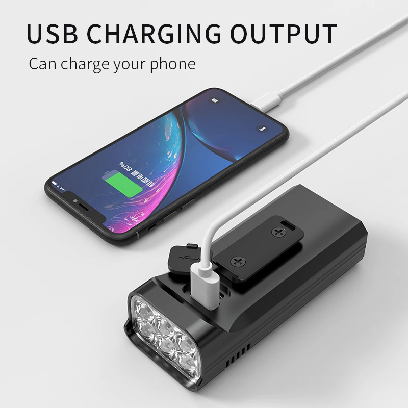 TRLIFE NX3 10000mAh Bike Light USB Rechargeable