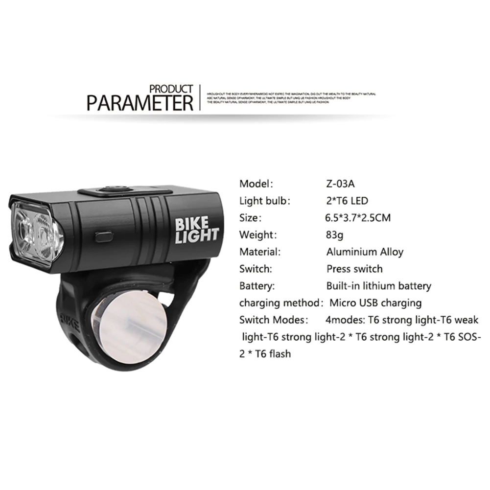 Alloet T6 LED Bicycle Light