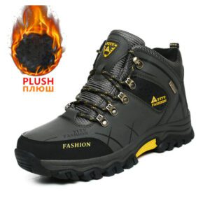 SENLONGBAO BK585188 Snow Boots Waterproof Plush Army Green