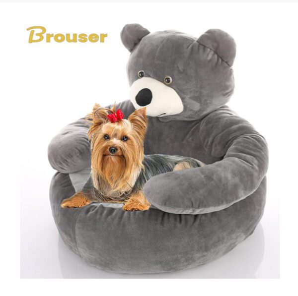 Super Soft Pet Bed Winter Warm Cute Bear Hug Cat 2021