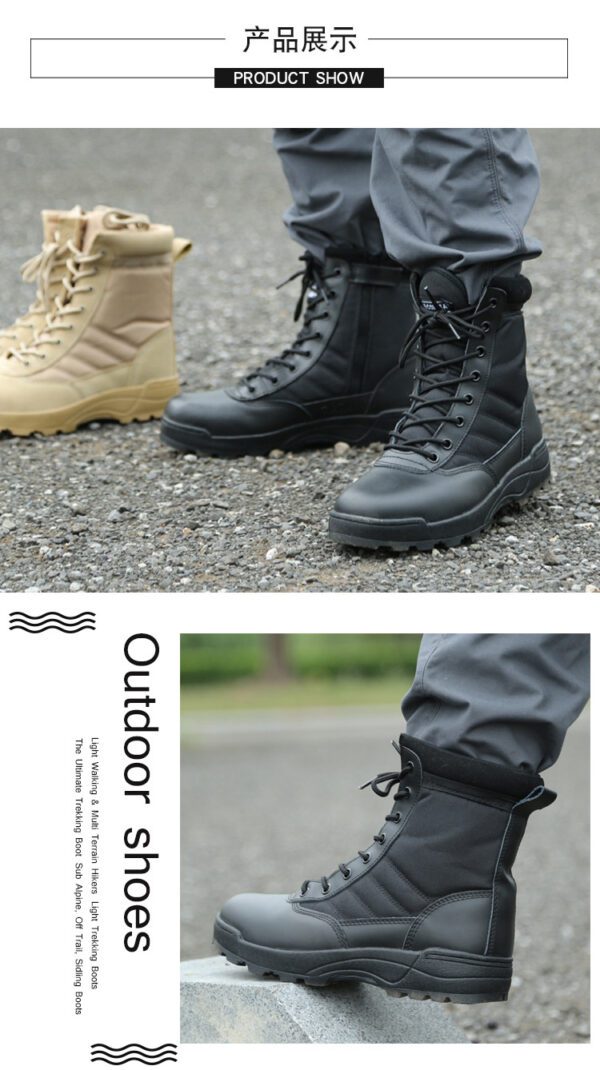 Tactical Military Boots Men Boots Special 10