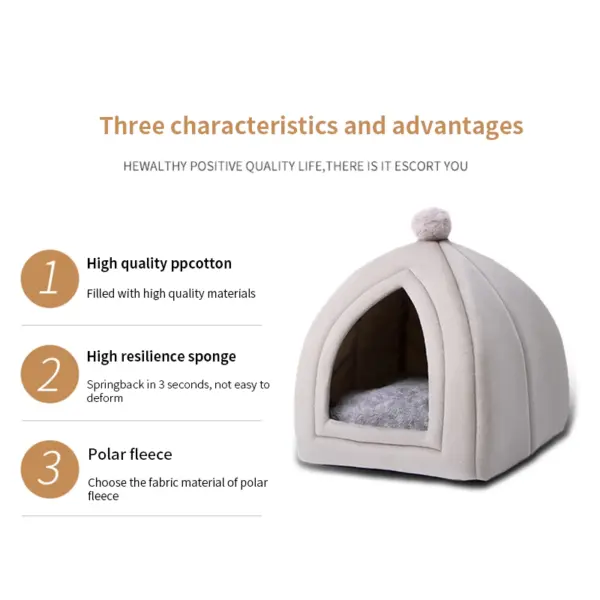 Winter Warm Pet Dog House Soft - Image 3