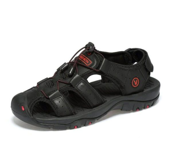 WIENJEE Men's Sandals black 7239