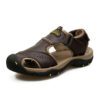 WIENJEE Men's Sandals dark brown 7238