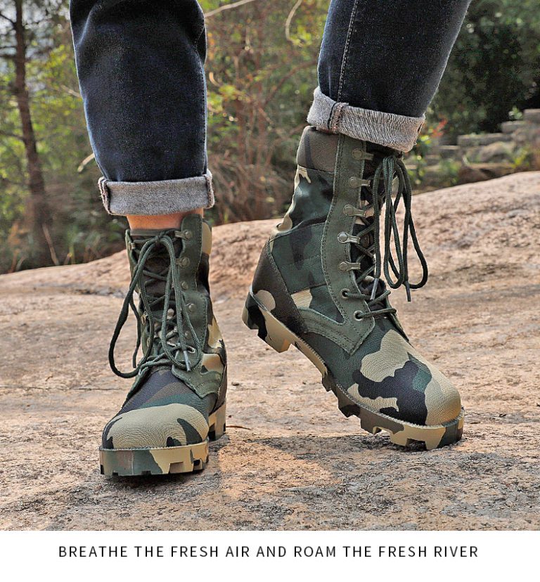 2022 Military Ankle Boots Men Outdoor Tactical Combat 10
