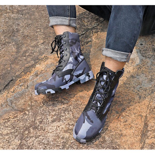 2022 Military Ankle Boots Men Outdoor Tactical Combat 13