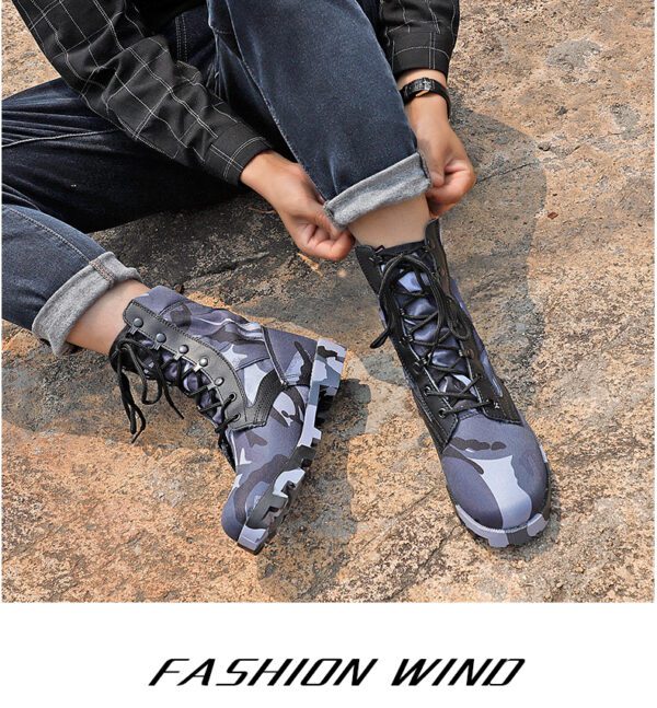 2022 Military Ankle Boots Men Outdoor Tactical Combat 15