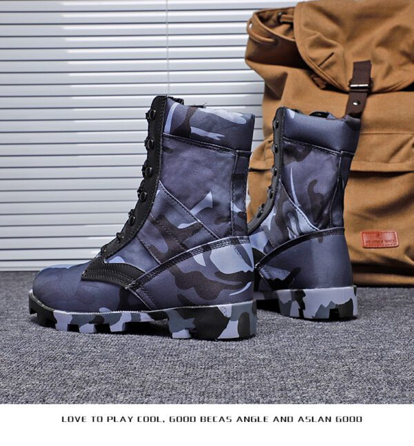 2022 Military Ankle Boots Men Outdoor Tactical Combat 17