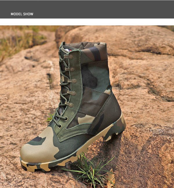 2022 Military Ankle Boots Men Outdoor Tactical Combat 19