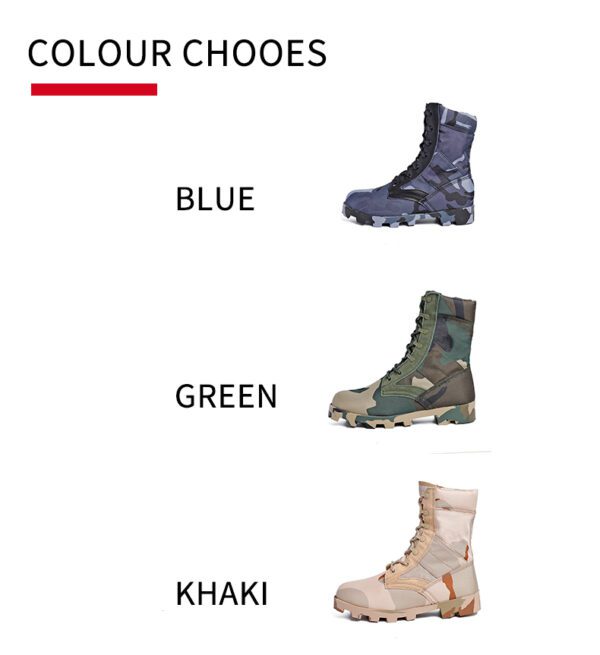 2022 Military Ankle Boots Men Outdoor Tactical Combat 20
