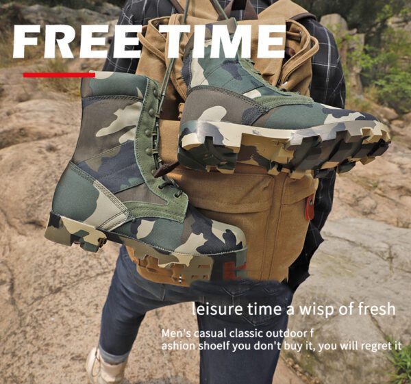2022 Military Ankle Boots Men Outdoor Tactical Combat 21