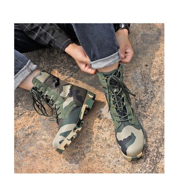 2022 Military Ankle Boots Men Outdoor Tactical Combat 4