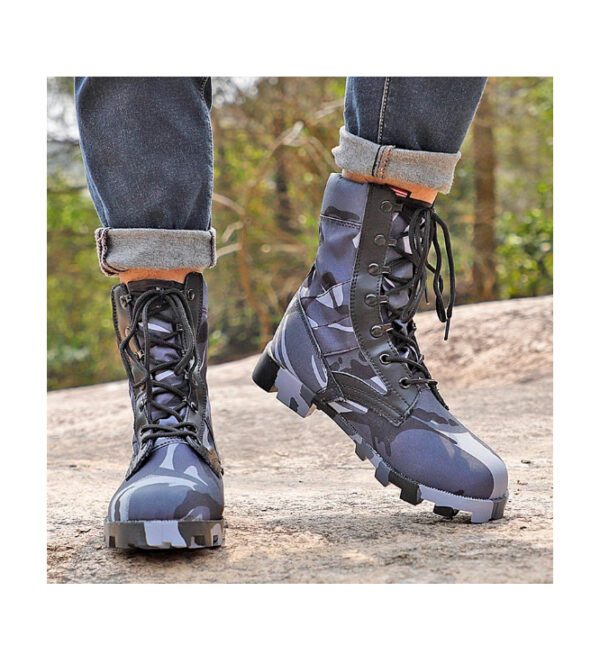 2022 Military Ankle Boots Men Outdoor Tactical Combat 5