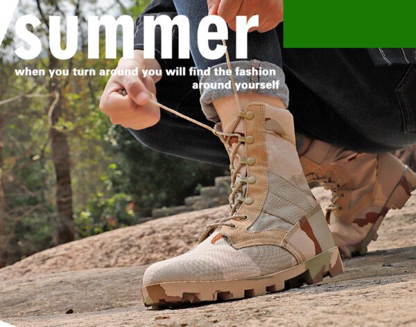 2022 Military Ankle Boots Men Outdoor Tactical Combat 9